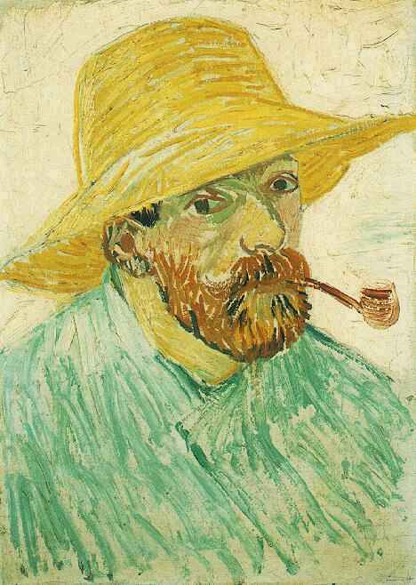 Self-Portrait in hat - Van Gogh Painting On Canvas